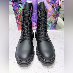 Cape Robbin Black Women's Combat Boots NIB